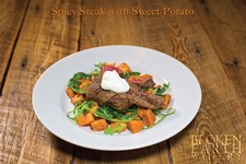 Spicy Steak with Sweet Potato